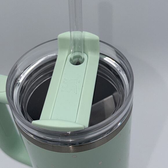 LIMITED Stanley Target 30 oz Quencher Flowstate Peppermint Polka Dot 2025 Mint - Picture 6 of 7